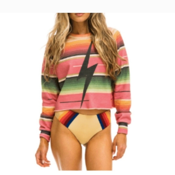 Aviator Nation Cropped sweatshirt - Picture 2 of 5